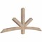 Ekena Millwork Alberta Smooth Timber Gable Bracket, Douglas Fir, 72"W x 30"H x 3 1/2"D x 3 1/2"F, 10/12 Pitch GBW072X30X0404ALB00SDF - alternate 2